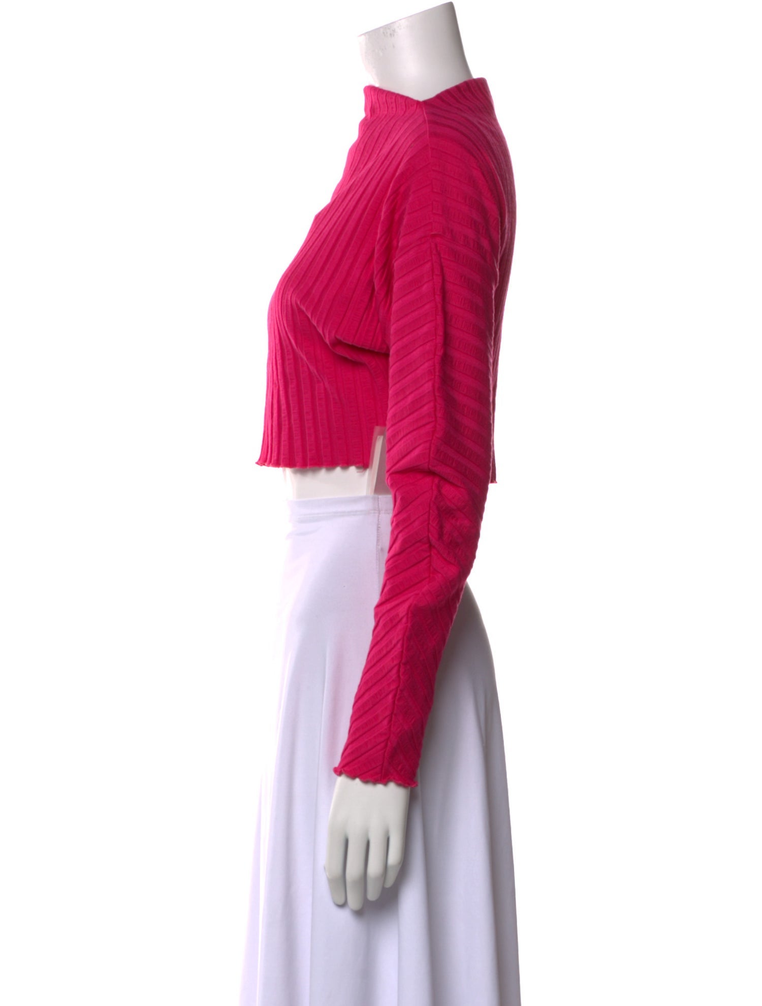 Simon Miller Bateau Neckline Long Sleeve Crop Top w/ Tags