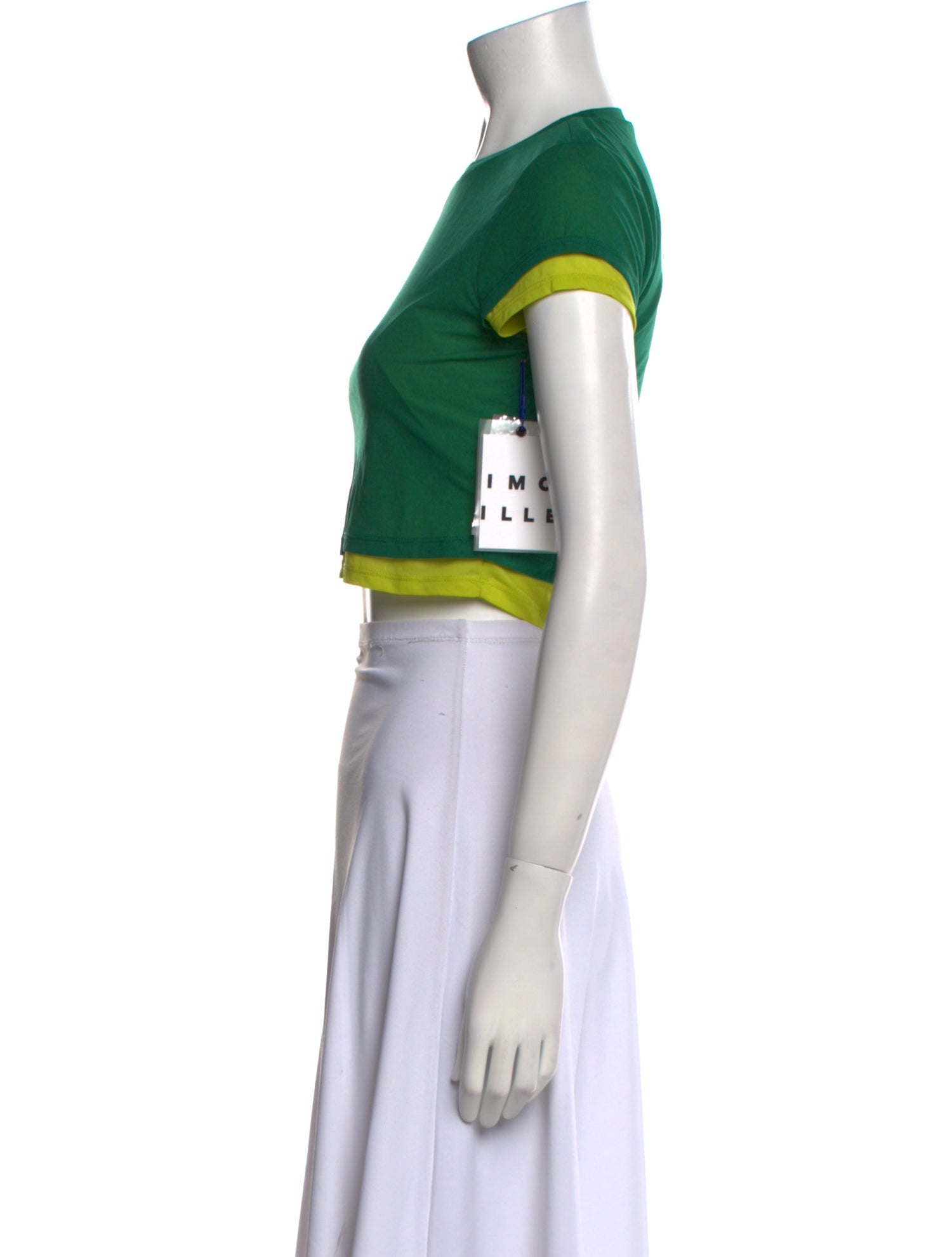 Simon Miller Crew Neck Short Sleeve Crop Top w/ Tags