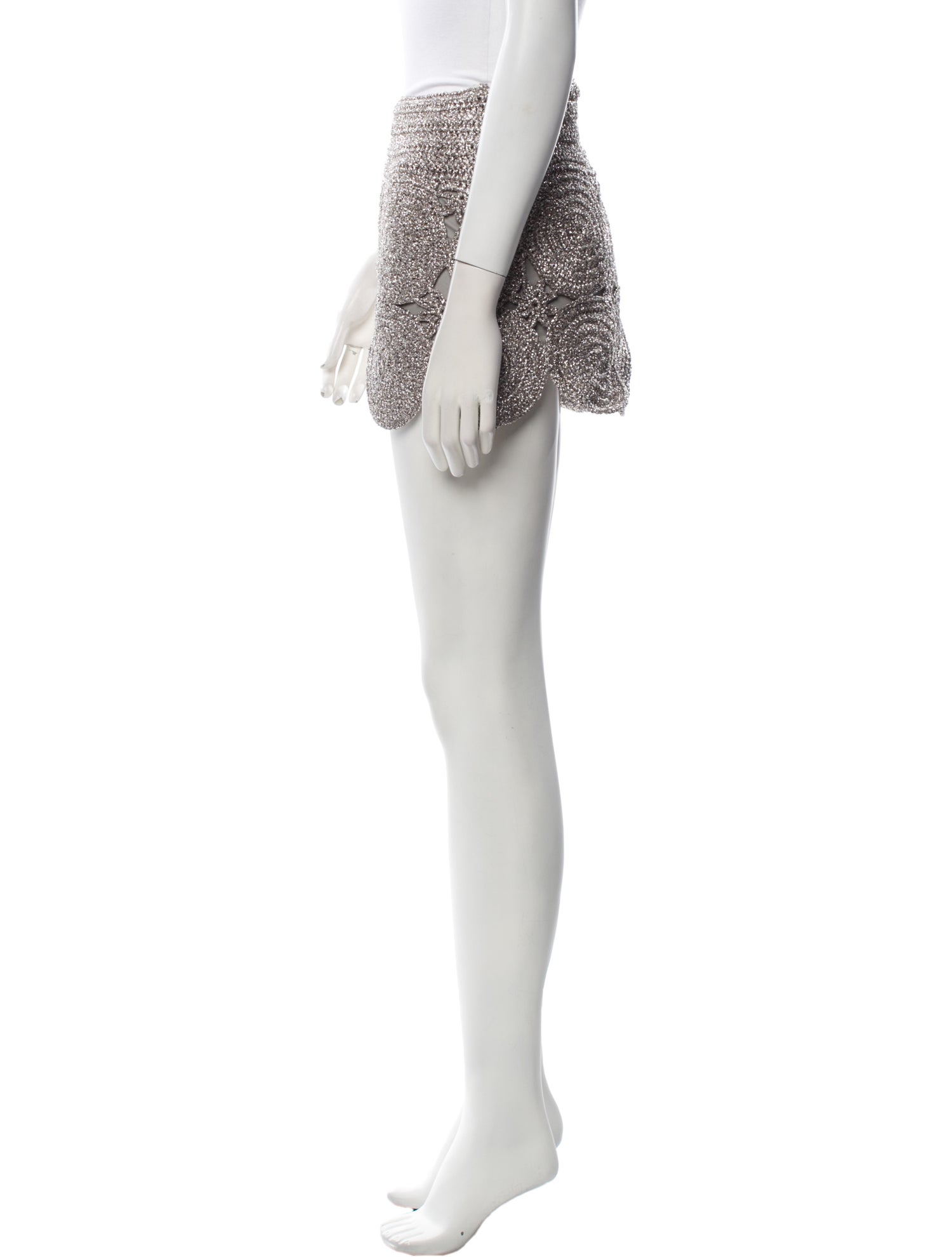 Simon Miller Lace Pattern Mini Skirt