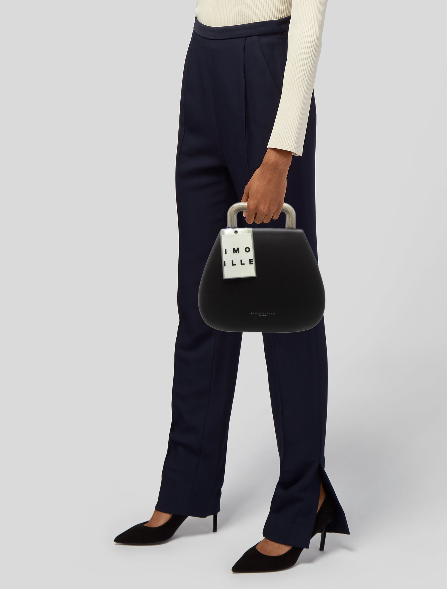 Simon Miller Leather Top Handle Bag