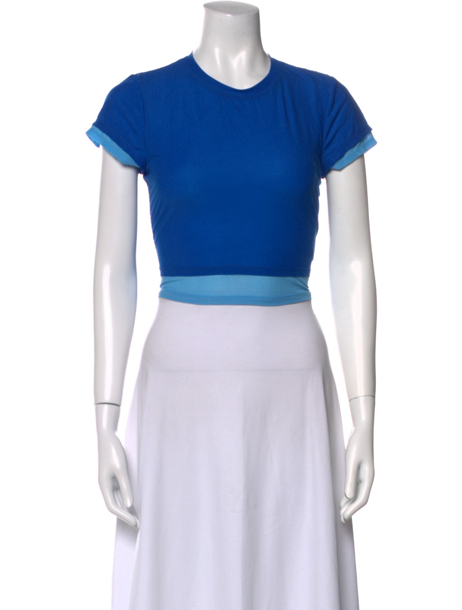 Simon Miller Crew Neck Short Sleeve Crop Top