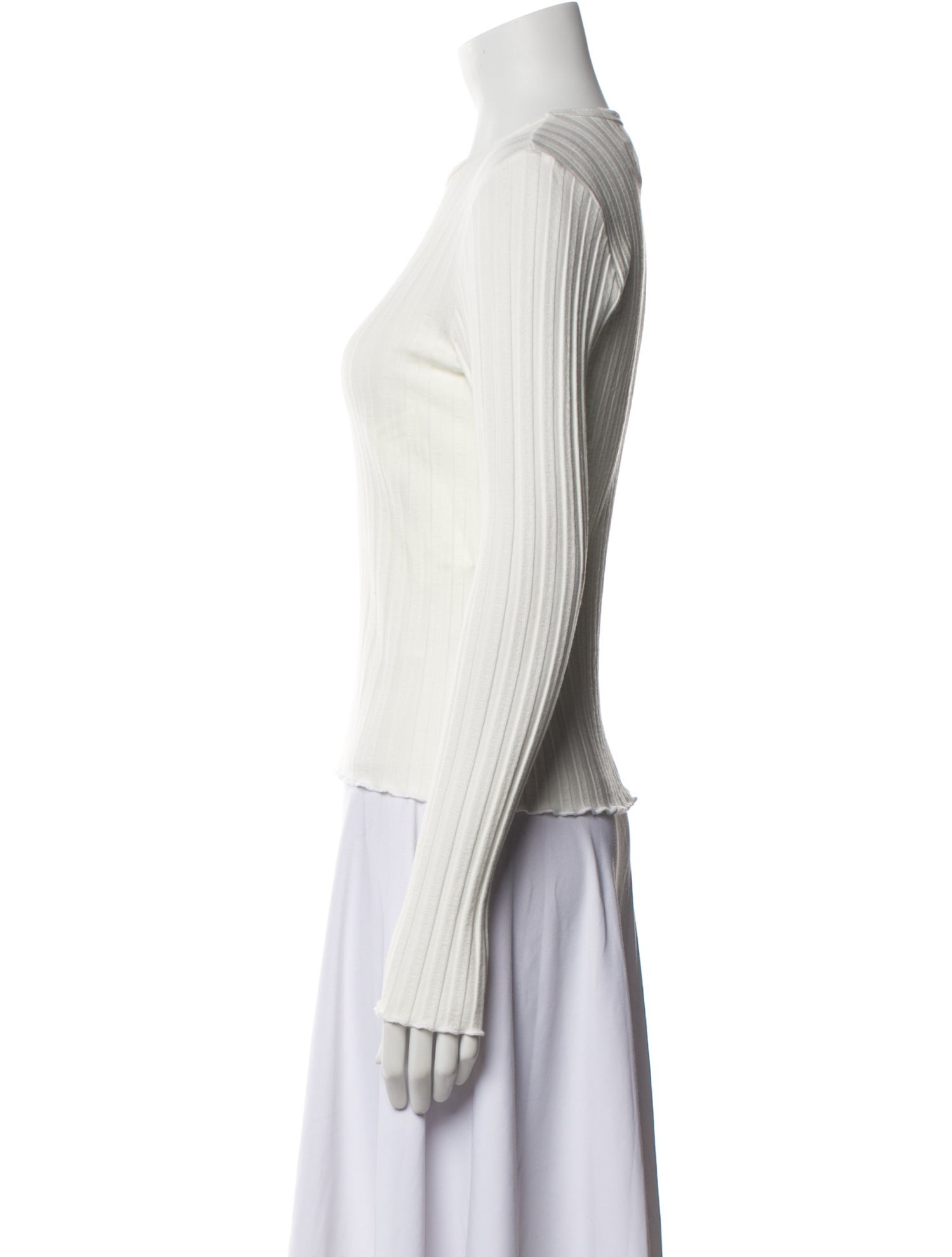 Simon Miller Crew Neck Long Sleeve Top