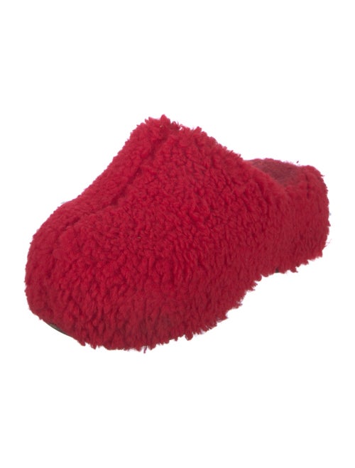 Simon Miller Faux Fur Faux Fur Trim Mules