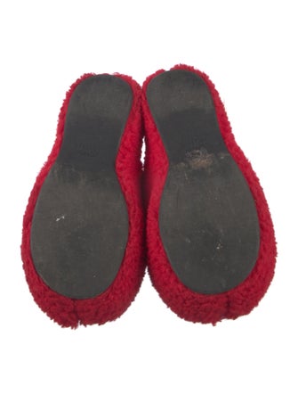 Simon Miller Faux Fur Faux Fur Trim Mules
