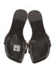 Simon Miller Leather Animal Print Slides