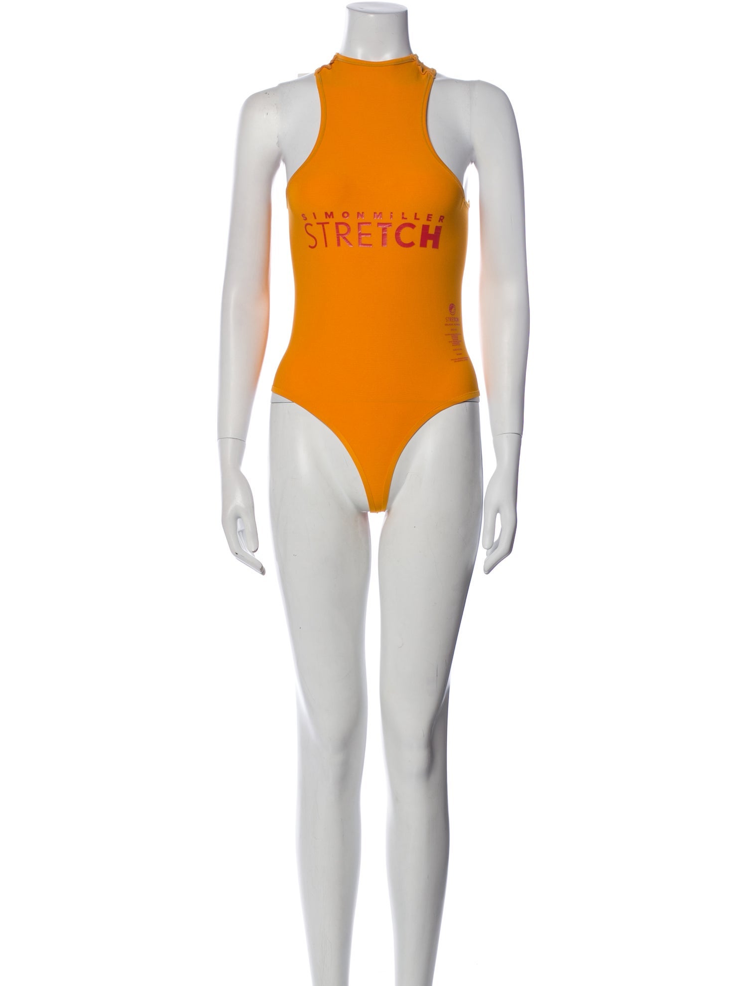 Simon Miller Nylon Graphic Print Bodysuit