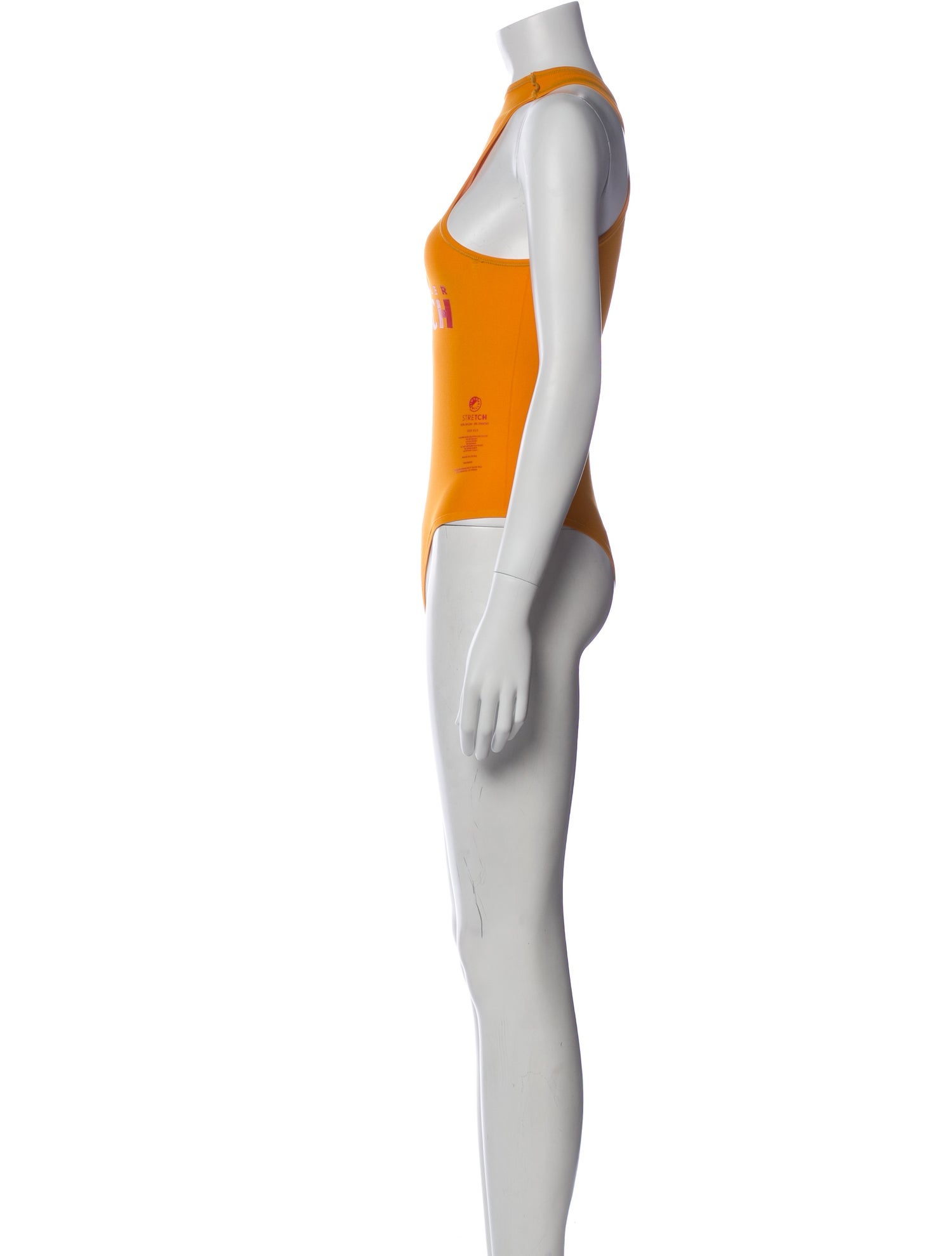 Simon Miller Nylon Graphic Print Bodysuit