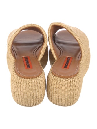 Simon Miller Raffia Slides