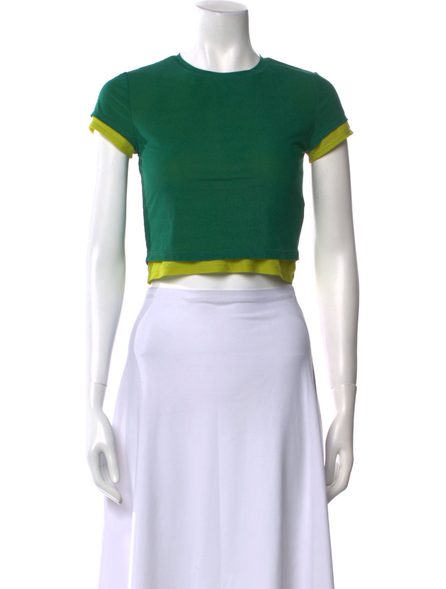 Simon Miller Crew Neck Short Sleeve Crop Top