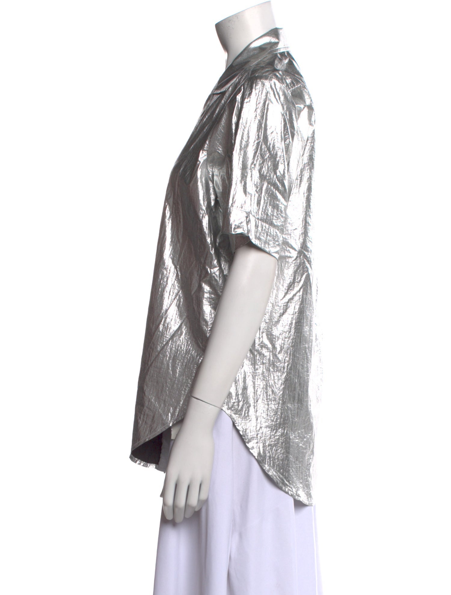 Simon Miller Short Sleeve Button-Up Top