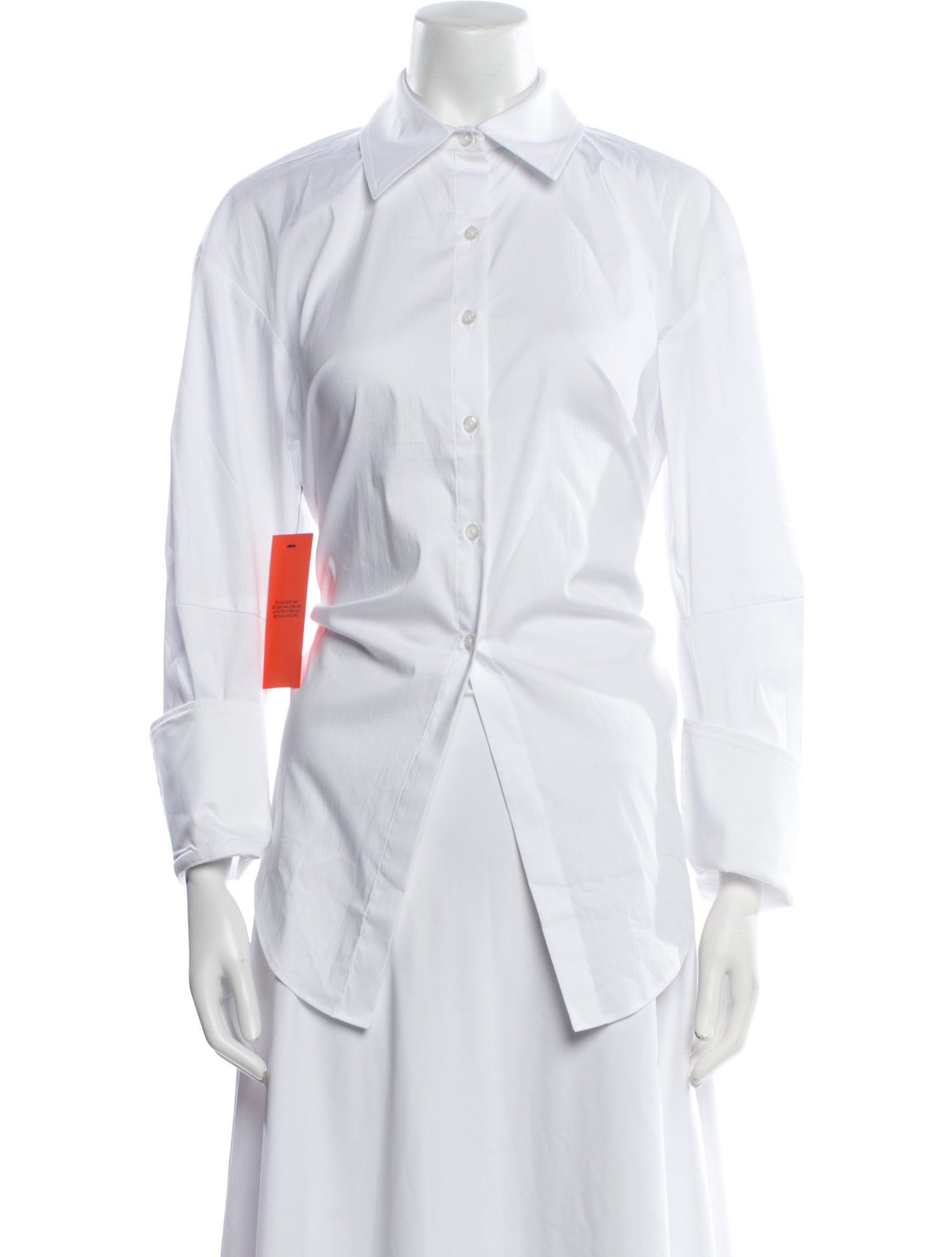 Simon Miller Three-Quarter Sleeve Button-Up Top