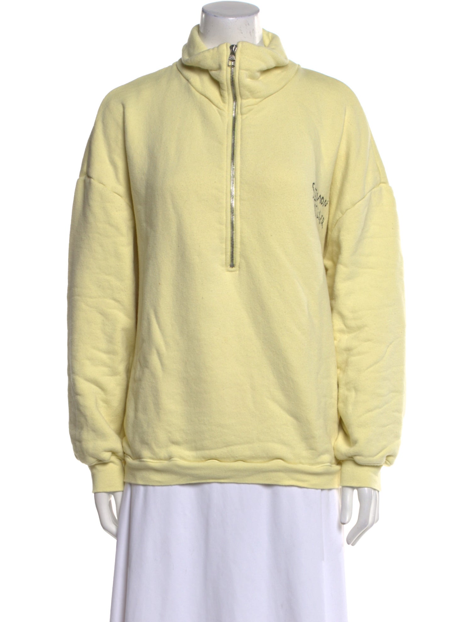 Simon Miller Mock Neck Long Sleeve Sweatshirt