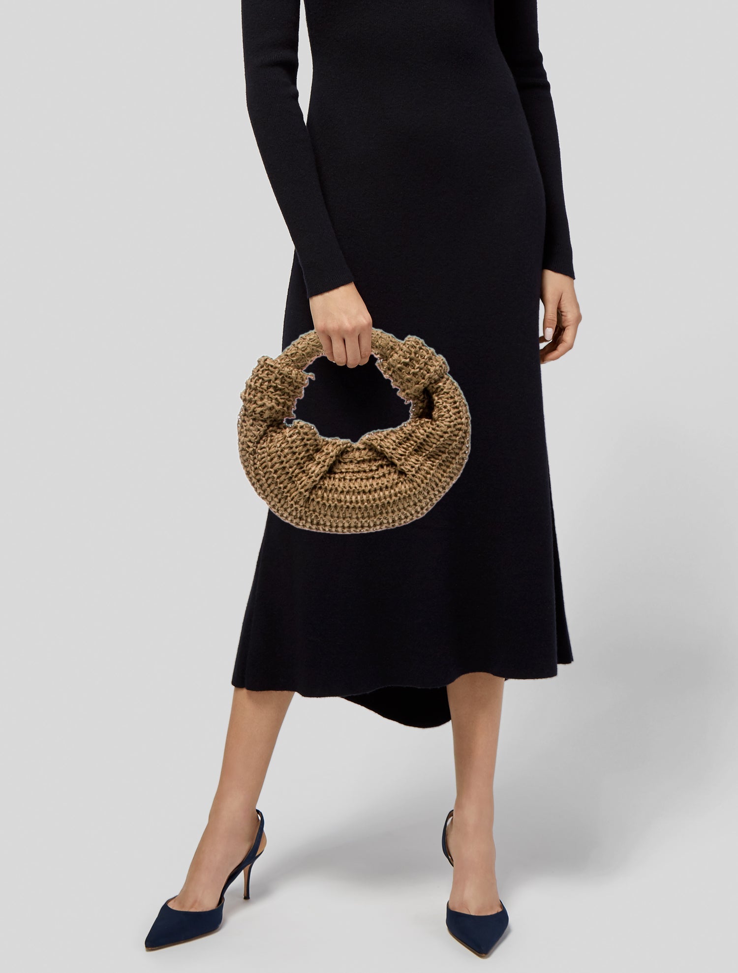 Simon Miller Raffia Top Handle Bag