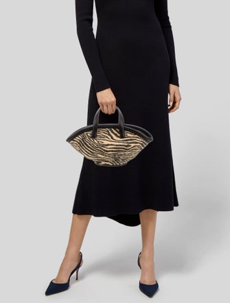 Simon Miller Raffia Top Handle Bag