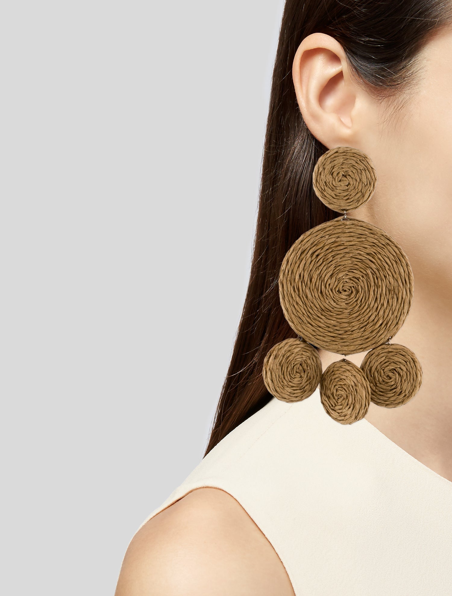Simon Miller Raffia Deco Drop Earrings