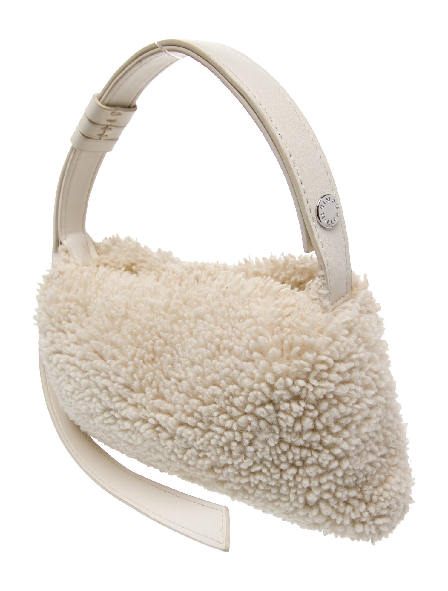 Simon Miller Faux Fur Top Handle Bag