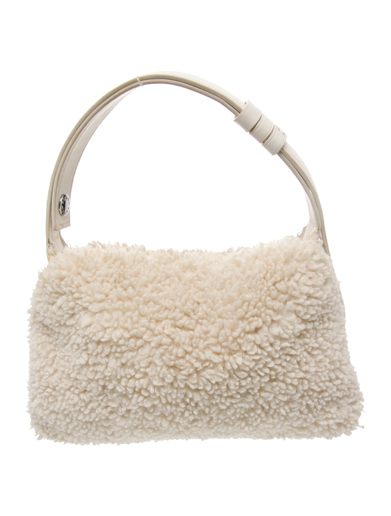 Simon Miller Faux Fur Top Handle Bag
