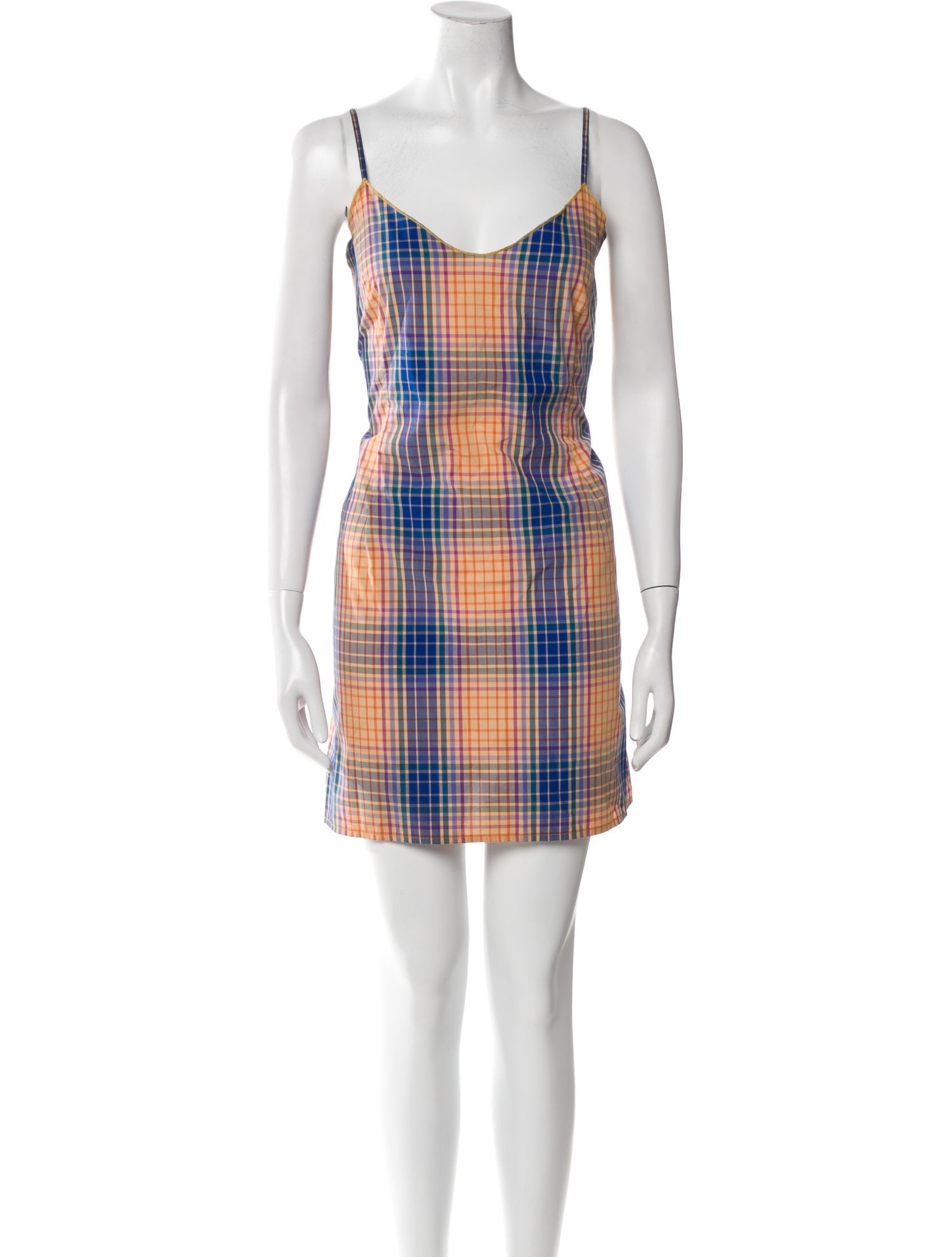 Simon Miller Plaid Print Mini Dress
