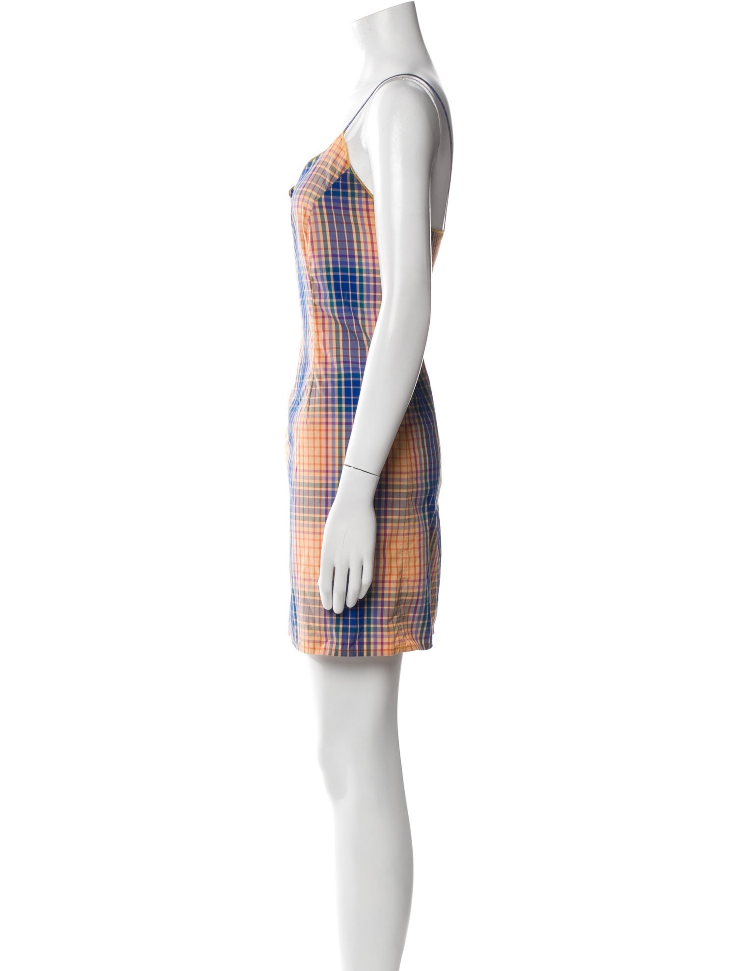 Simon Miller Plaid Print Mini Dress