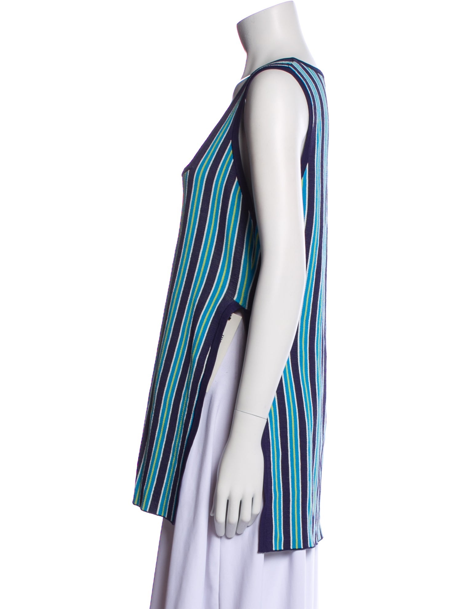 Simon Miller Striped Square Neckline Tunic