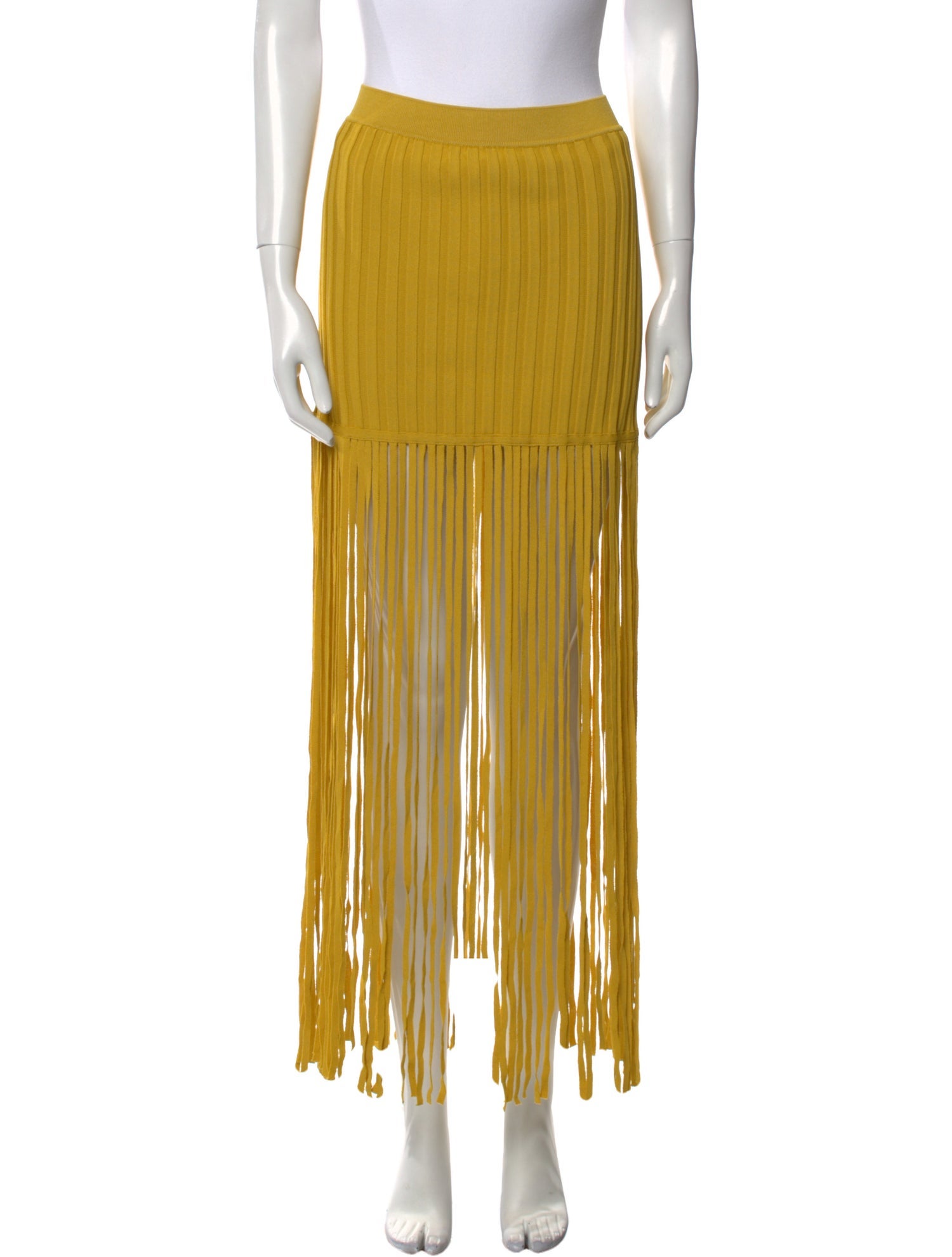 Simon Miller Fringe Trim Accent Midi Length Skirt w/ Tags