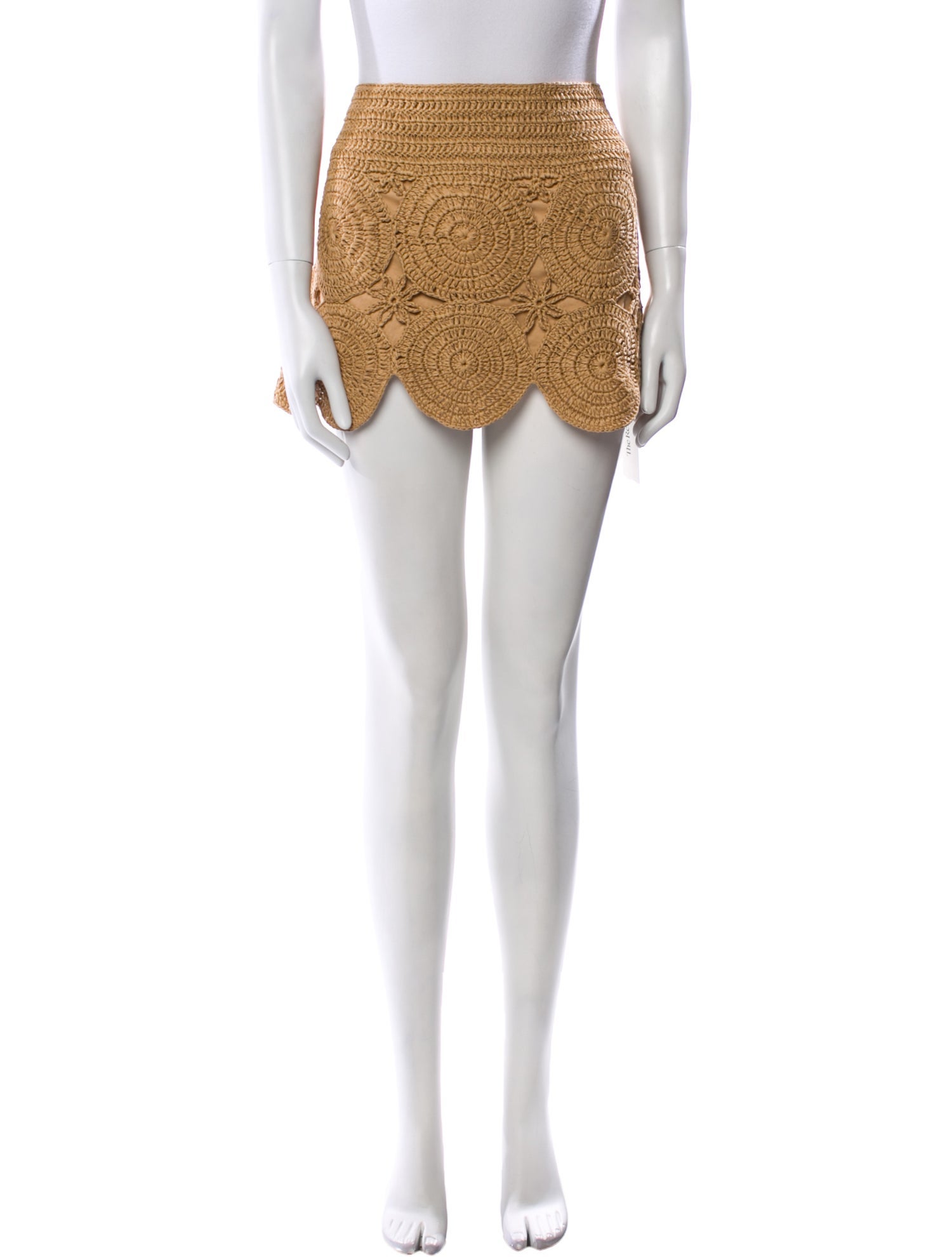 Simon Miller Scalloped Accent Mini Skirt