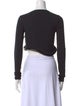 Simon Miller Crew Neck Long Sleeve Crop Top