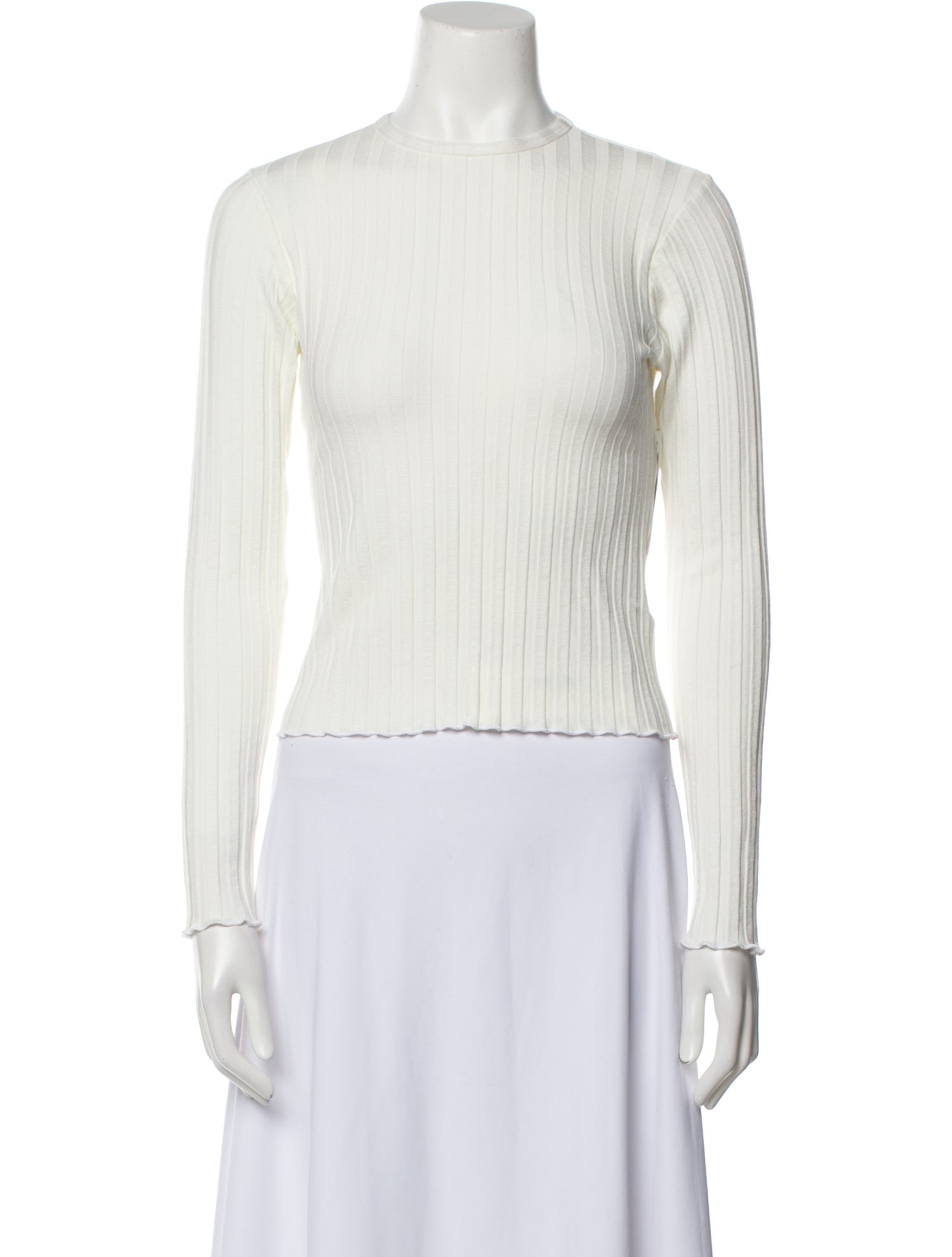 Simon Miller Crew Neck Long Sleeve Crop Top w/ Tags