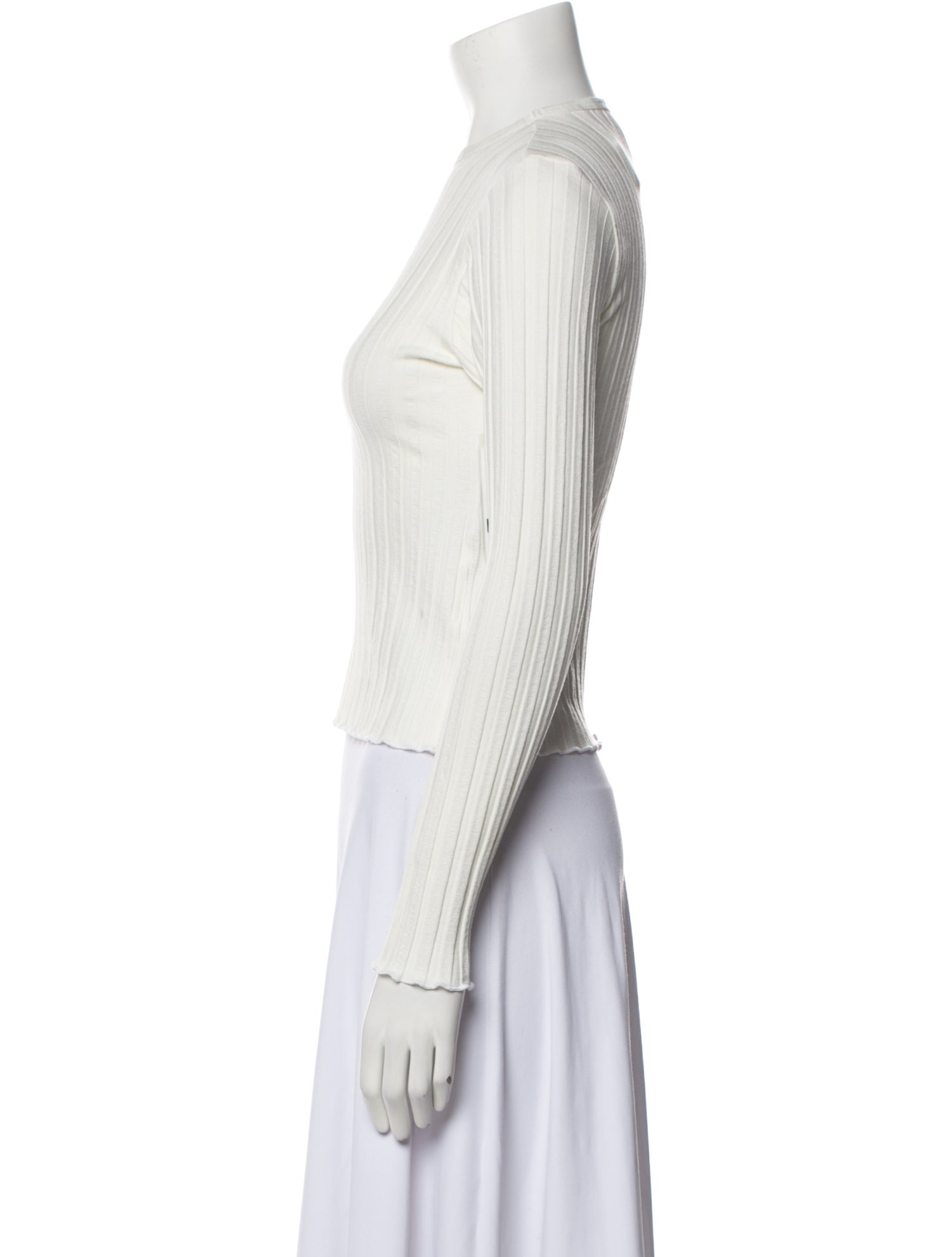 Simon Miller Crew Neck Long Sleeve Crop Top w/ Tags