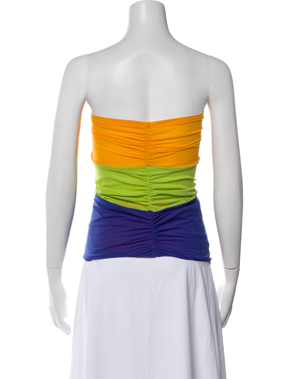 Simon Miller Colorblock Pattern Strapless Top - image 3