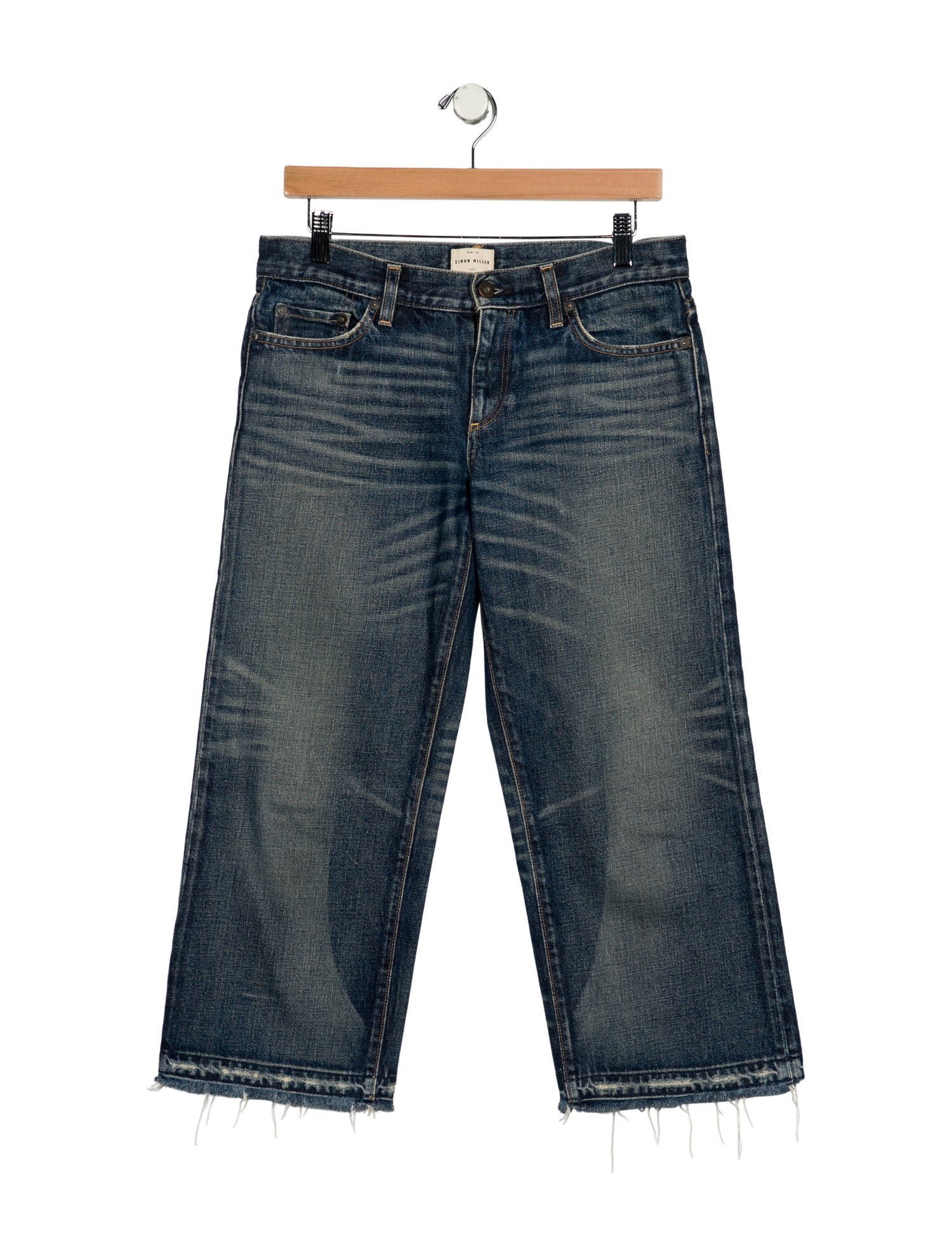 Simon Miller Mid-Rise Wide Leg Jeans