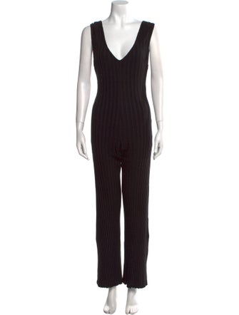 Simon Miller Sequin Plunge Neckline Jumpsuit