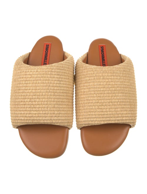 Simon Miller Raffia Slides