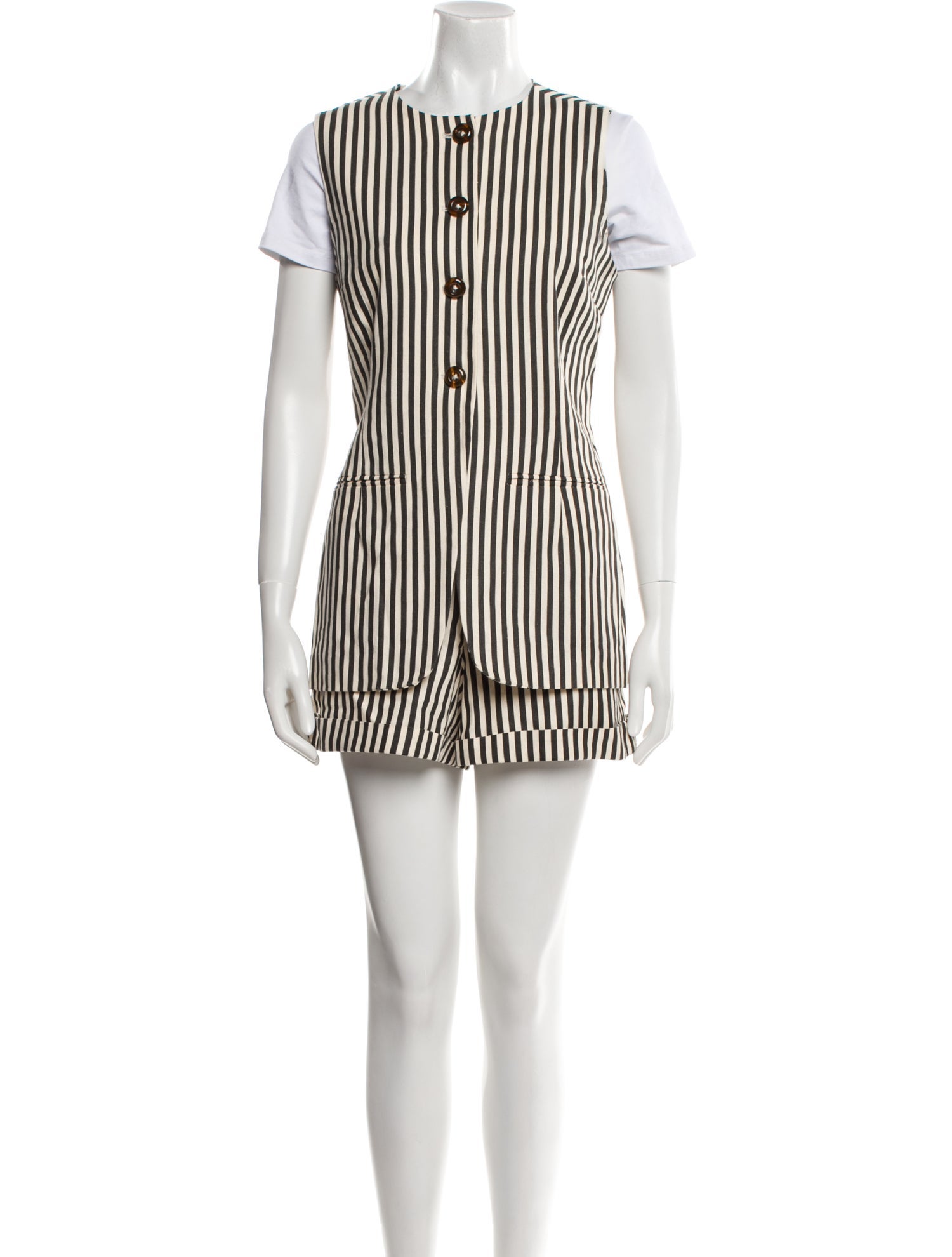 Simon Miller Linen Striped Short Set
