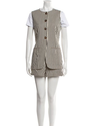 Simon Miller Linen Striped Short Set