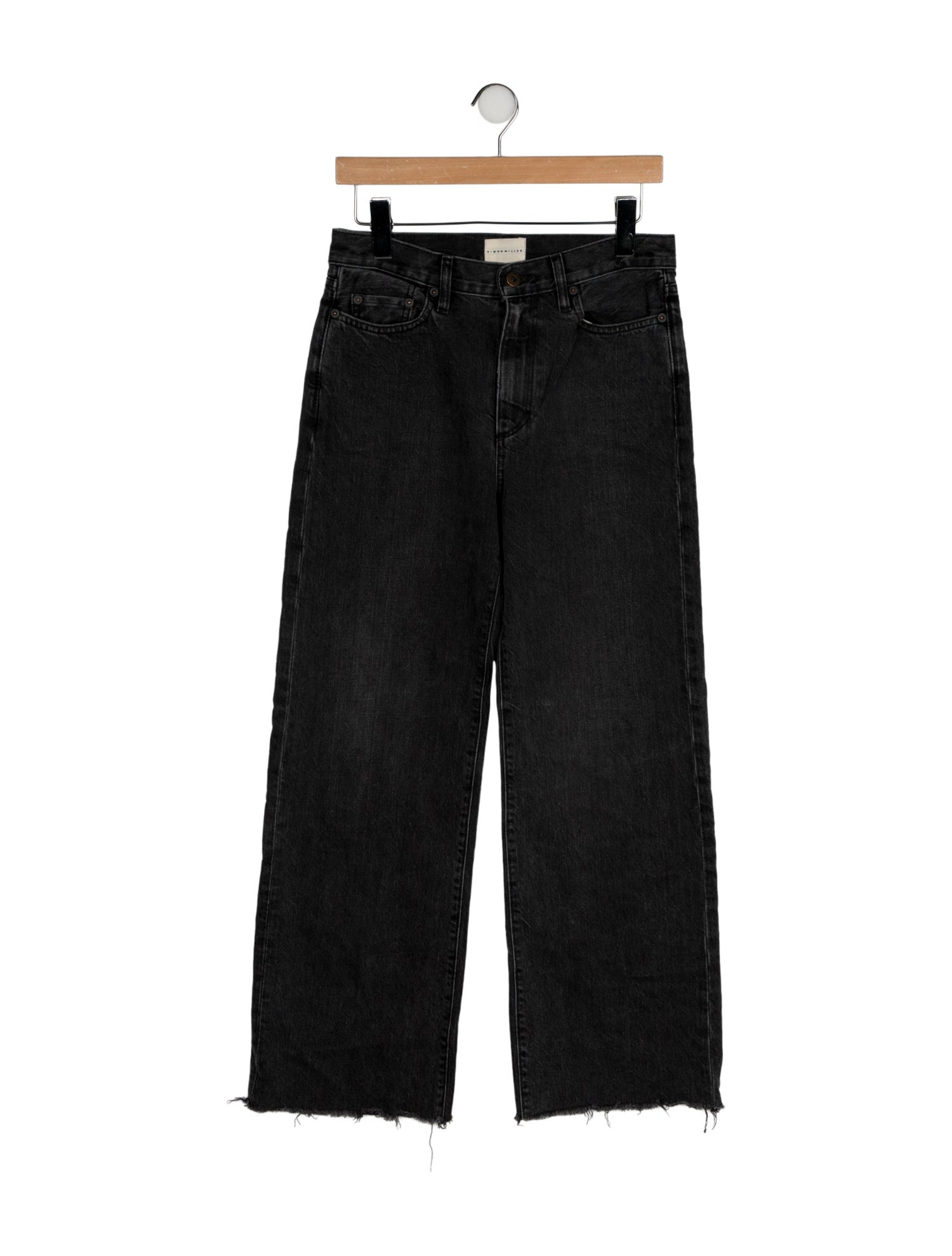 Simon Miller Mid-Rise Wide Leg Jeans