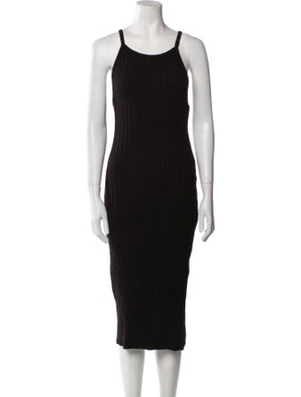 Simon Miller Scoop Neck Midi Length Dress