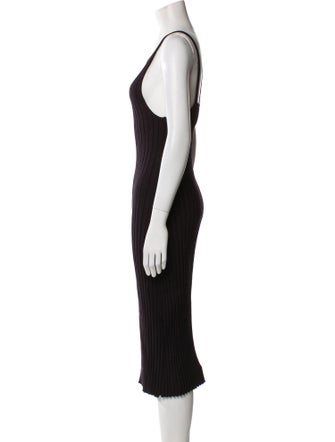 Simon Miller Scoop Neck Midi Length Dress