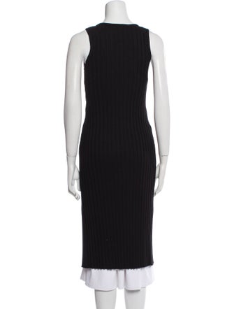 Simon Miller Colorblock Pattern Midi Length Dress