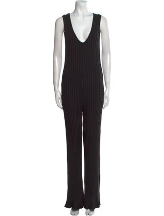 Simon Miller Plunge Neckline Jumpsuit