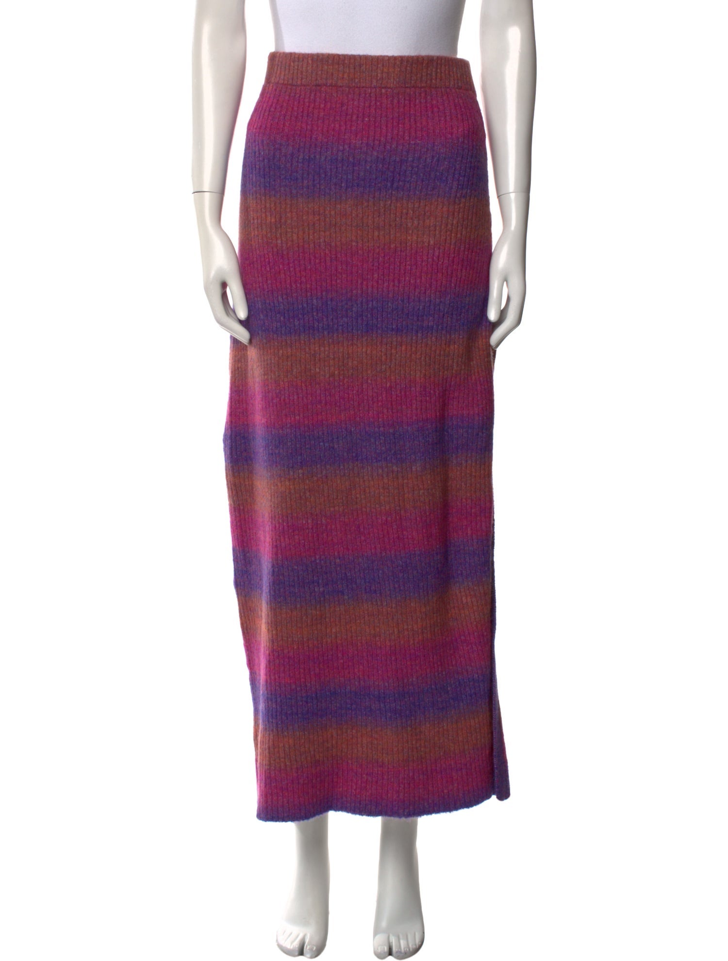 Simon Miller Tie-Dye Print Midi Length Skirt