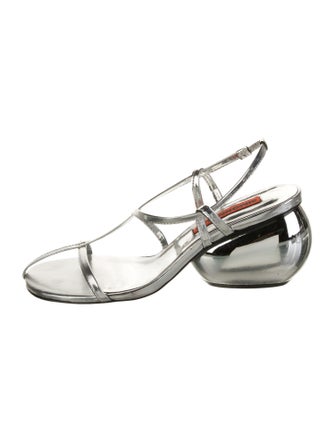 Simon Miller Patent Leather Slingback Sandals