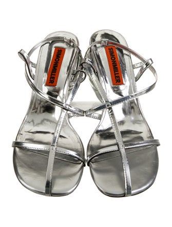 Simon Miller Patent Leather Slingback Sandals