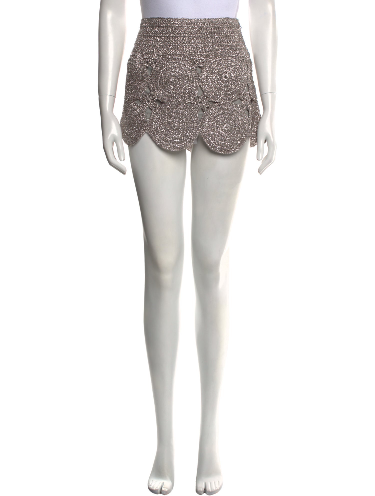 Simon Miller Glitter Accents Mini Skirt
