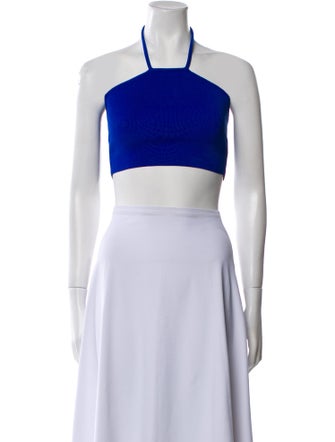 Simon Miller Halterneck Sleeveless Crop Top