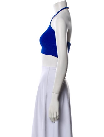 Simon Miller Halterneck Sleeveless Crop Top