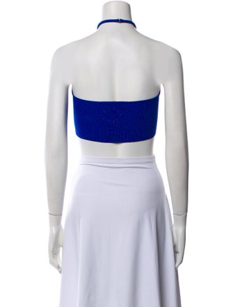 Simon Miller Halterneck Sleeveless Crop Top