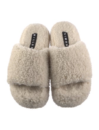 Simon Miller Shearling Slides