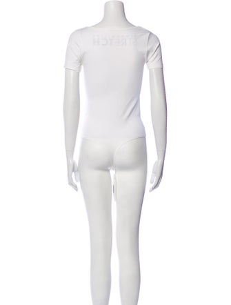 Simon Miller Nylon Square Neckline Bodysuit