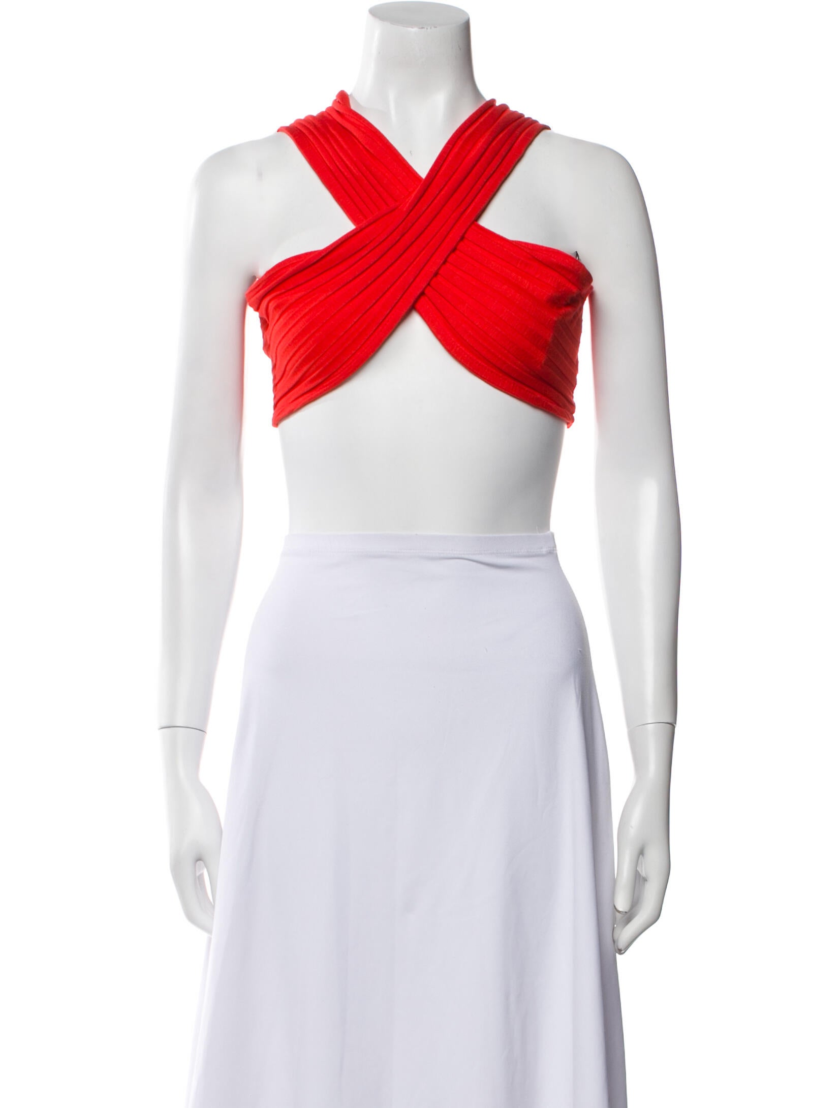 Simon Miller Halterneck Sleeveless Crop Top